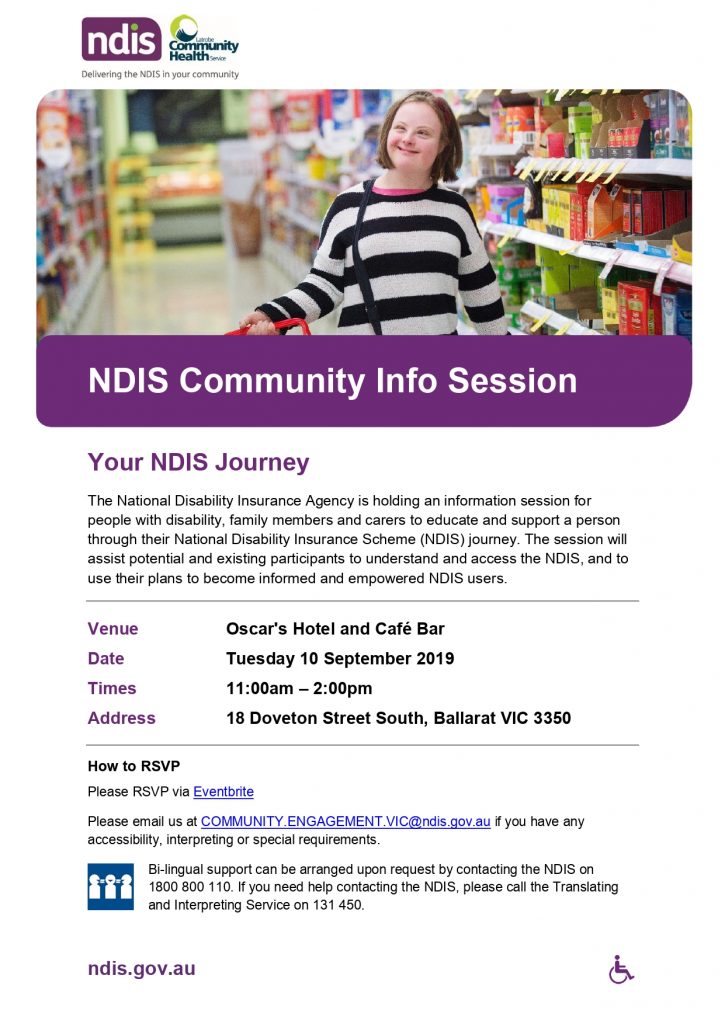 Ndis Community Info Session Ballarat Ballarat Regional