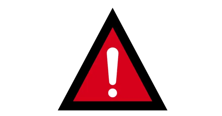 Emergency Warning warning icon