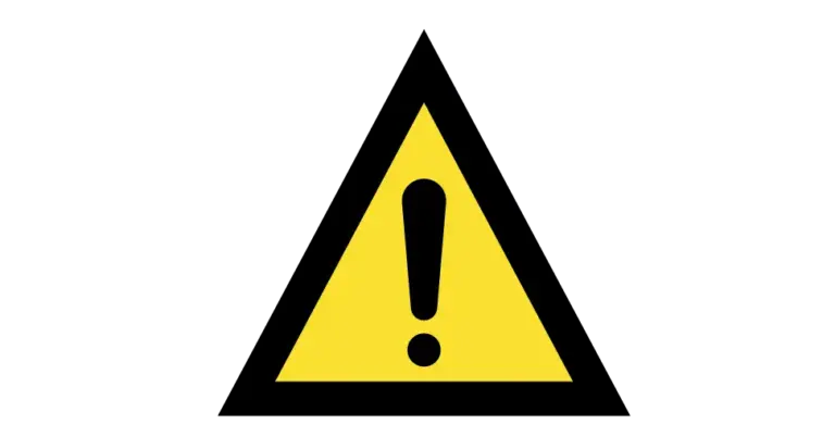 Advice warning icon